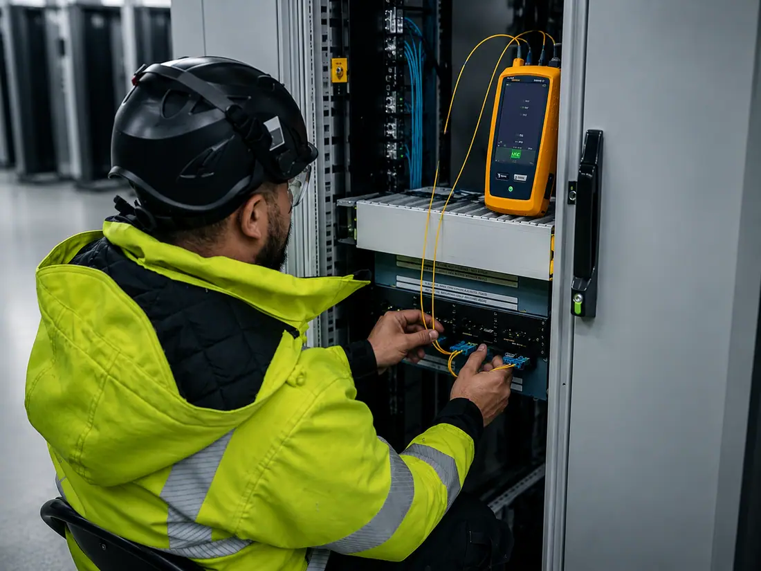 Testing, OTDR certification and handover documentation
